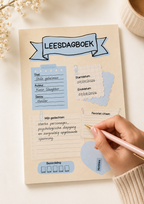 Leesdagboek A5 – Reading Journal voor Boekenliefhebbers | Boek Tracker | Leeslogboek | Book Journal